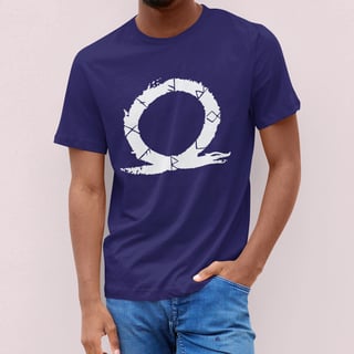 Nome do produto CAMISETA GOD OF WAR LOGO BRANCA (VÁRIAS CORES)
