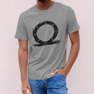 Nome do produto CAMISETA GOD OF WAR LOGO PRETA (VÁRIAS CORES)
