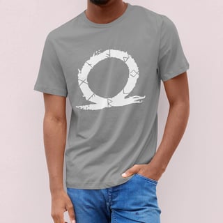 Nome do produto CAMISETA GOD OF WAR LOGO BRANCA (VÁRIAS CORES)