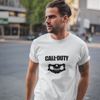 Nome do produto CAMISETA PRIME BRANCA COD GHOST EDITION