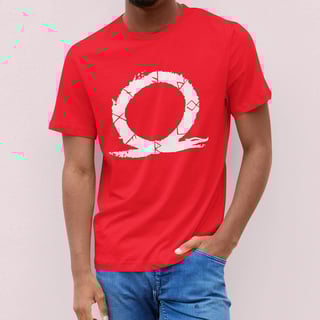 Nome do produto CAMISETA GOD OF WAR LOGO BRANCA (VÁRIAS CORES)