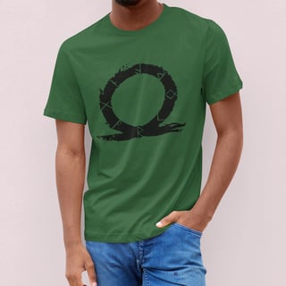 Nome do produto CAMISETA GOD OF WAR LOGO PRETA (VÁRIAS CORES)