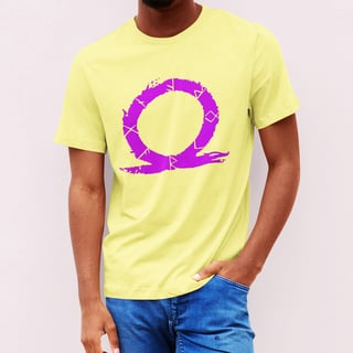 Nome do produto CAMISETA GOD OF WAR LOGO ROSA (VÁRIAS CORES)