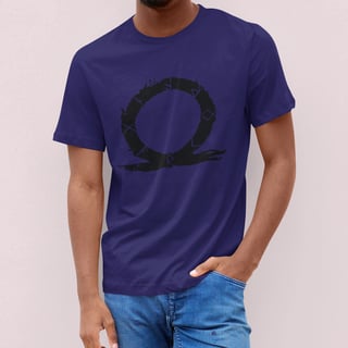 Nome do produto CAMISETA GOD OF WAR LOGO PRETA (VÁRIAS CORES)