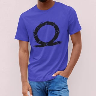 Nome do produto CAMISETA GOD OF WAR LOGO PRETA (VÁRIAS CORES)