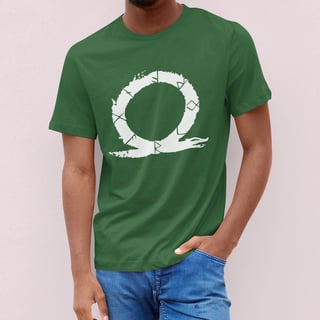 Nome do produto CAMISETA GOD OF WAR LOGO BRANCA (VÁRIAS CORES)