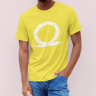 Nome do produto CAMISETA GOD OF WAR LOGO BRANCA (VÁRIAS CORES)