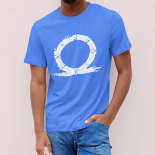 Nome do produto CAMISETA GOD OF WAR LOGO BRANCA (VÁRIAS CORES)
