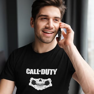 Nome do produto CAMISETA PRIME PRETA COD GHOST EDITION