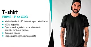 Nome do produto CAMISETA PRIME BRANCA COD MOBILE 