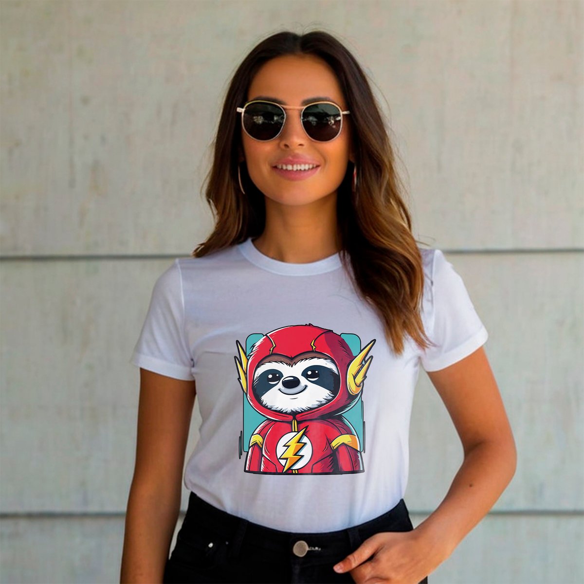Nome do produto: CAMISA PREGUIÇA DE FLASH 
