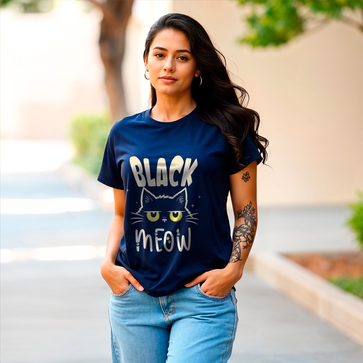 Nome do produto: CAMISA BLACK MEOW 