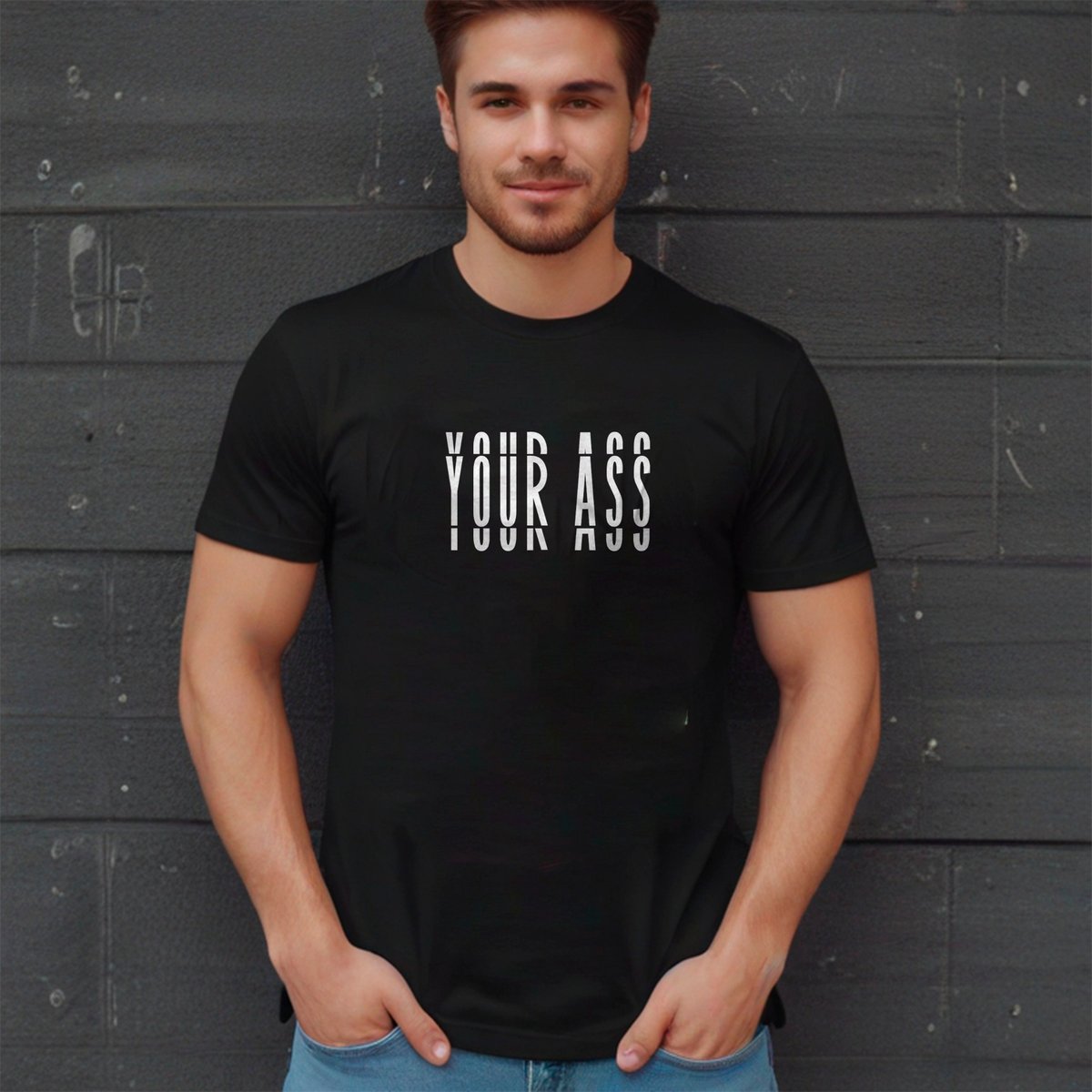 Nome do produto: CAMISA YOUR ASS