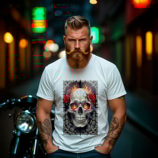 Nome do produto CAMISA SKULL ON FIRE 