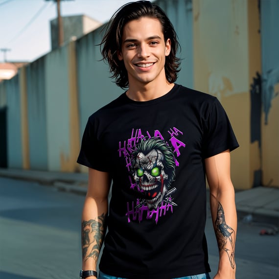 CAMISA JOKER SKULL 