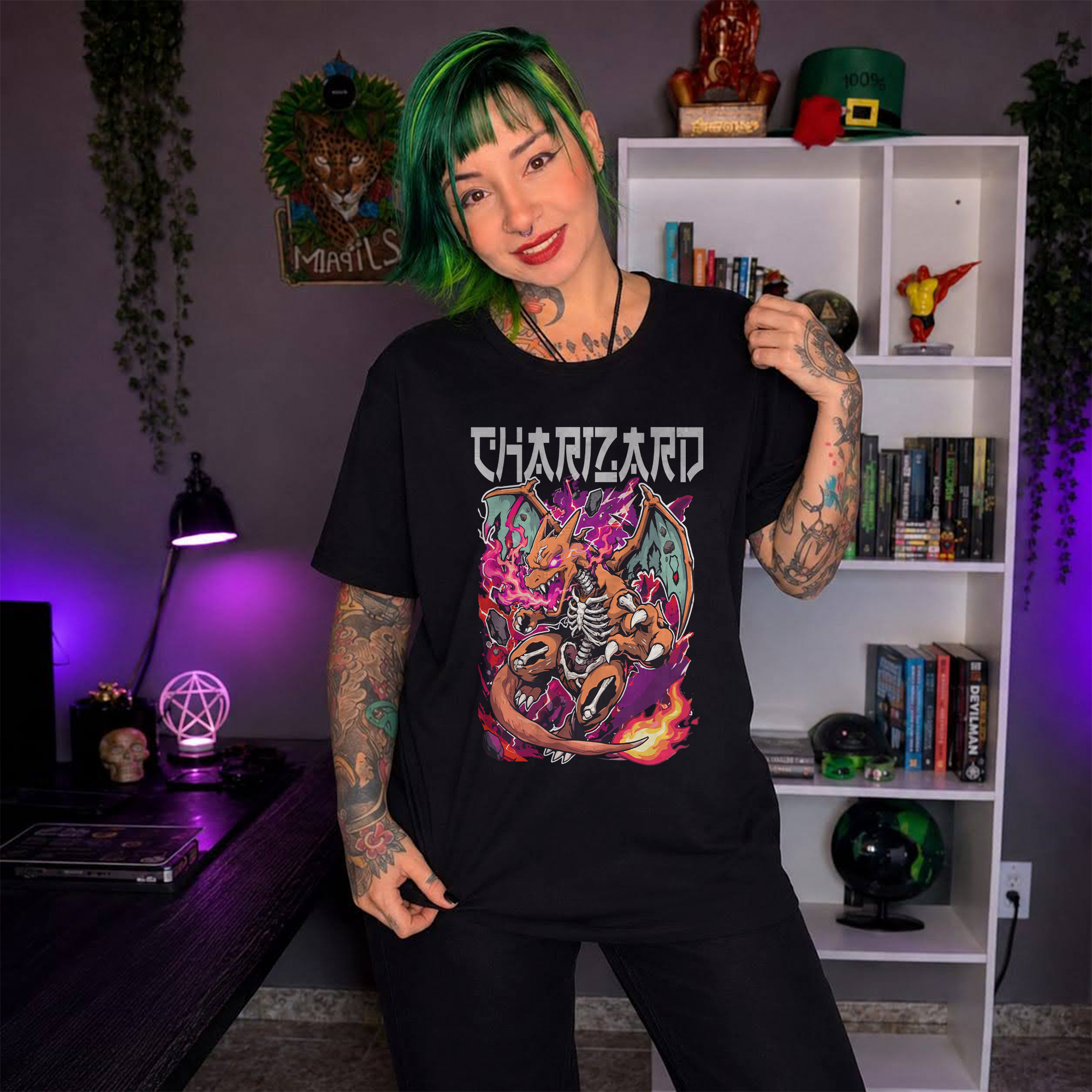 CAMISA FLAME CHARIZARD 