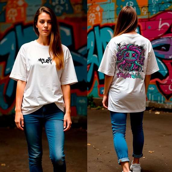 CAMISA OVERSIZED STREETWEAR  MCLOT
