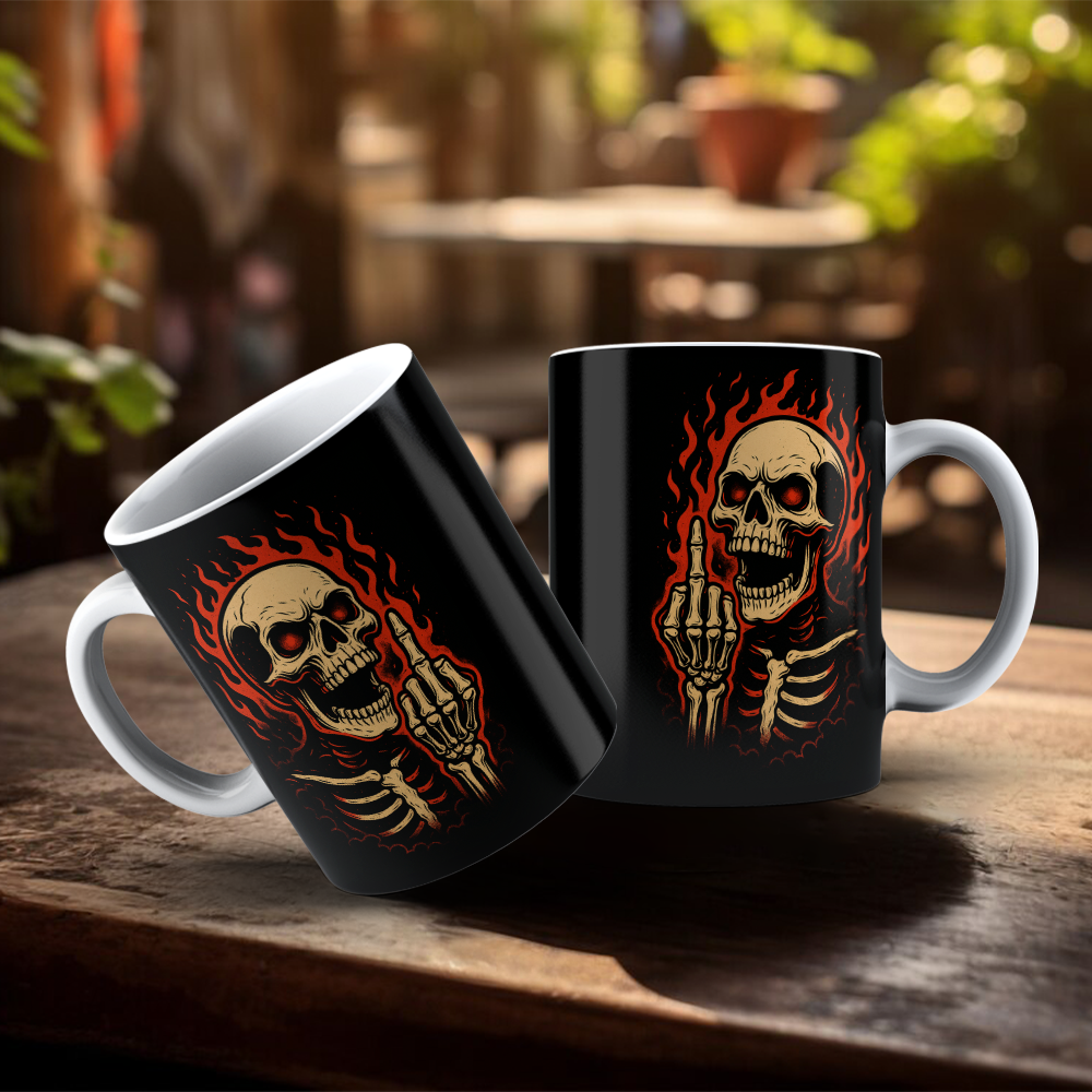 Nome do produto: CANECA CAVEIRA MAGICA 