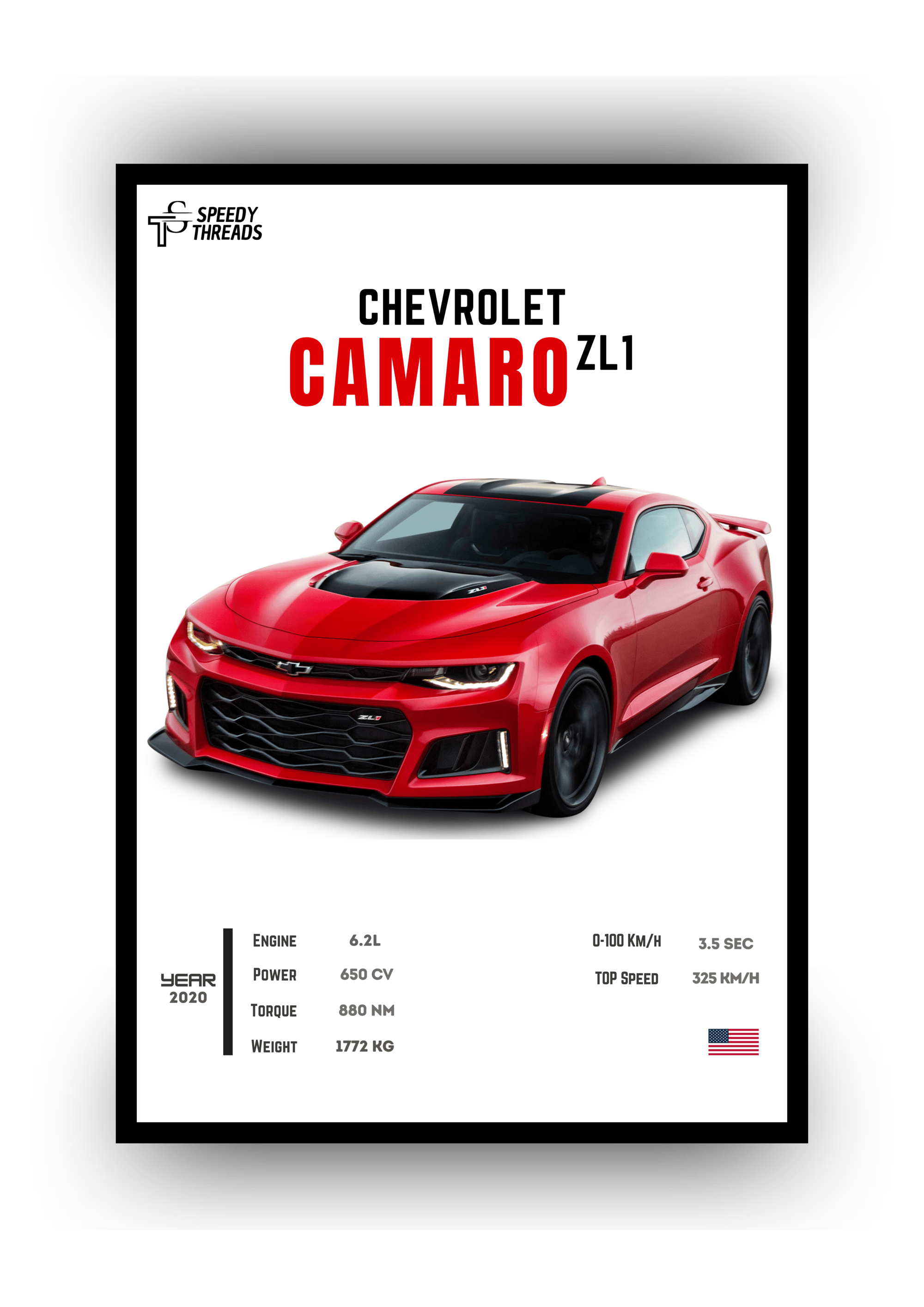 POSTER CAMARO ZL1