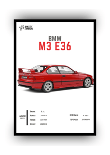 POSETR BMW M3 E36