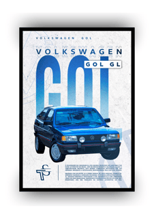 POSTER VOLKSWAGEN GOL GL