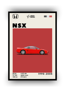 POSTER HONDA NSX