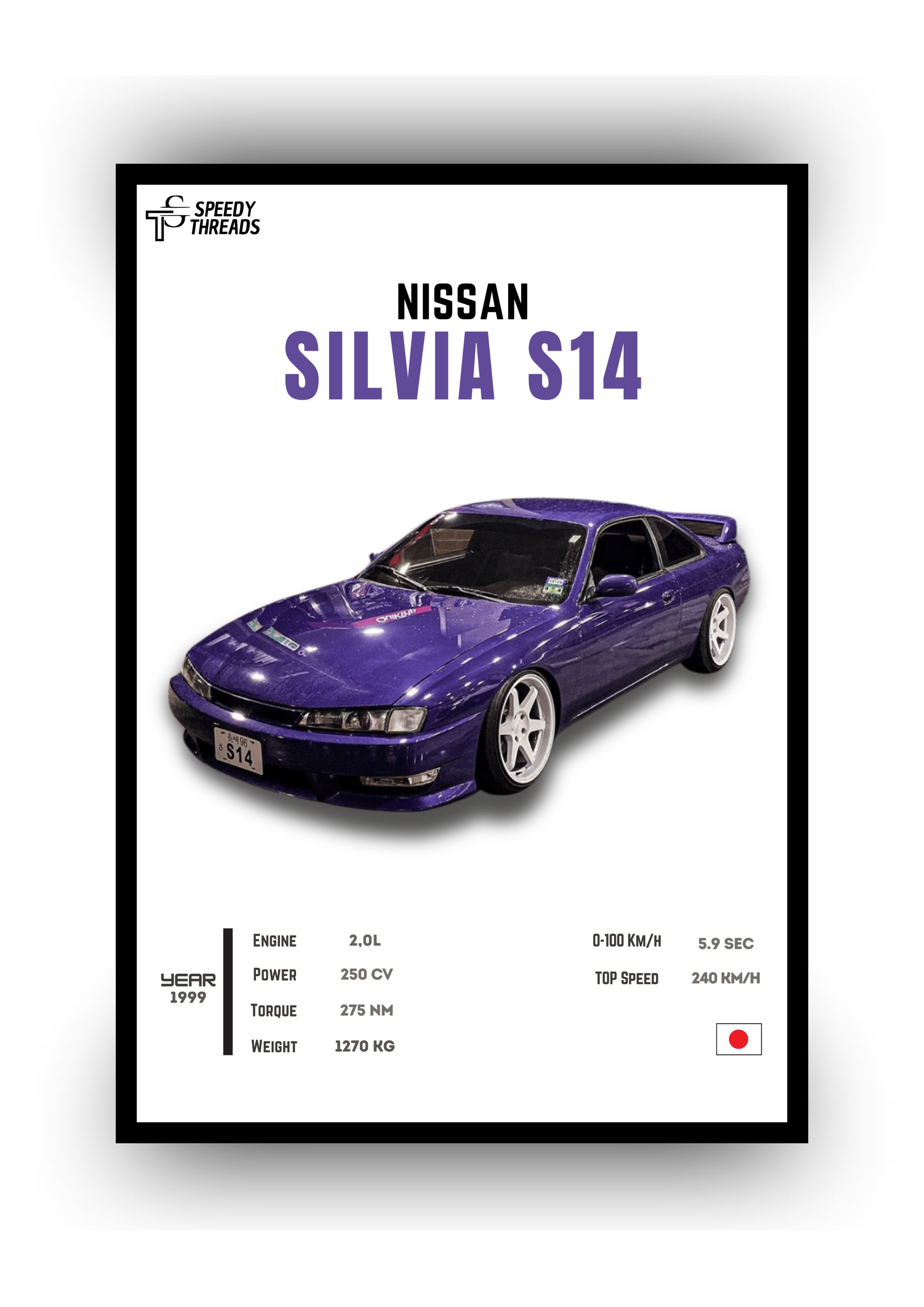 POSTER NISSAN SILVIA S14