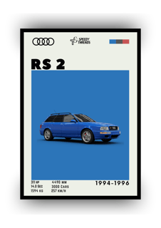 POSTER AUDI RS2 1994