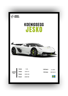 POSTER KOENIGSEGG JESKO