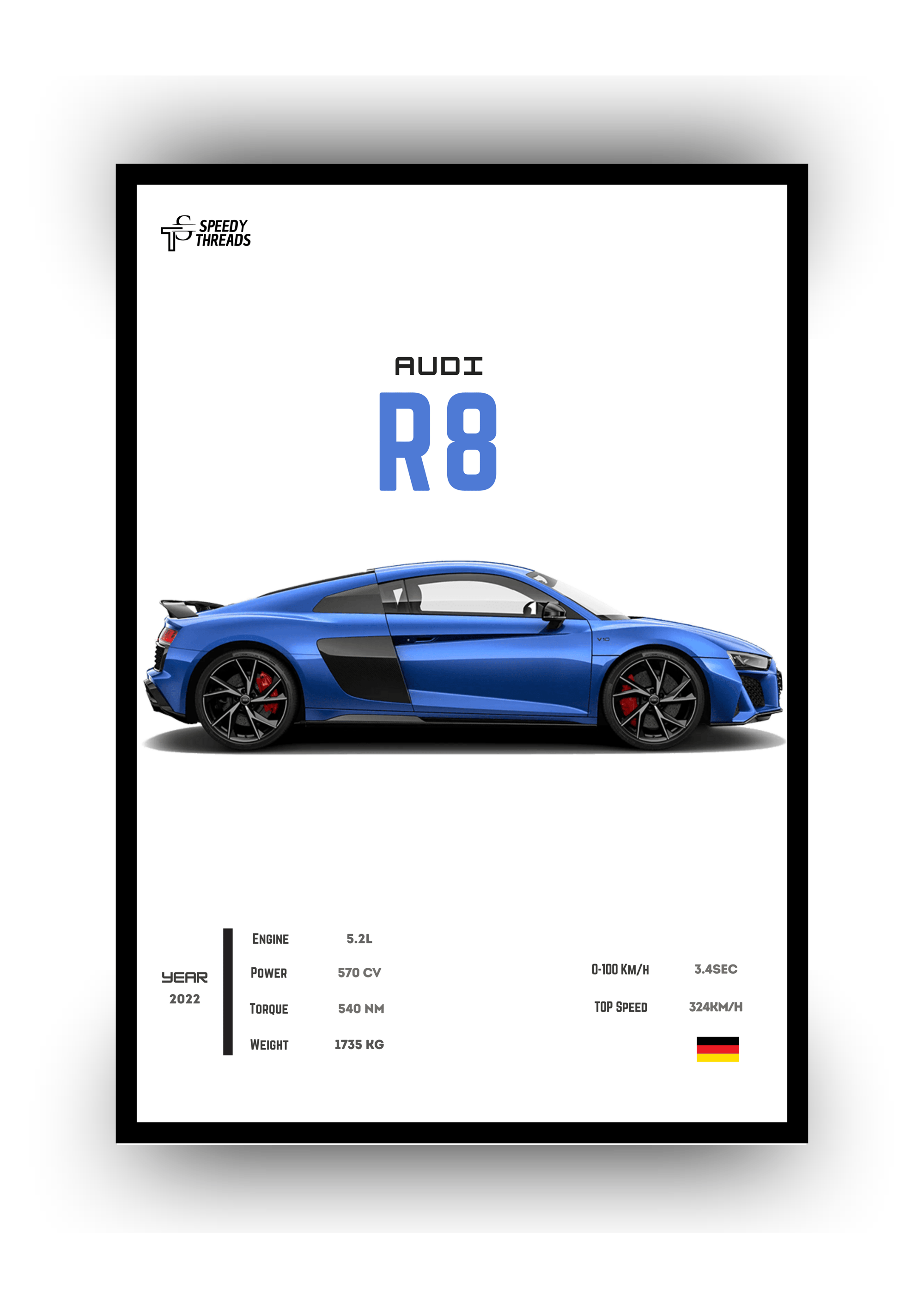 POSTER AUDI R8