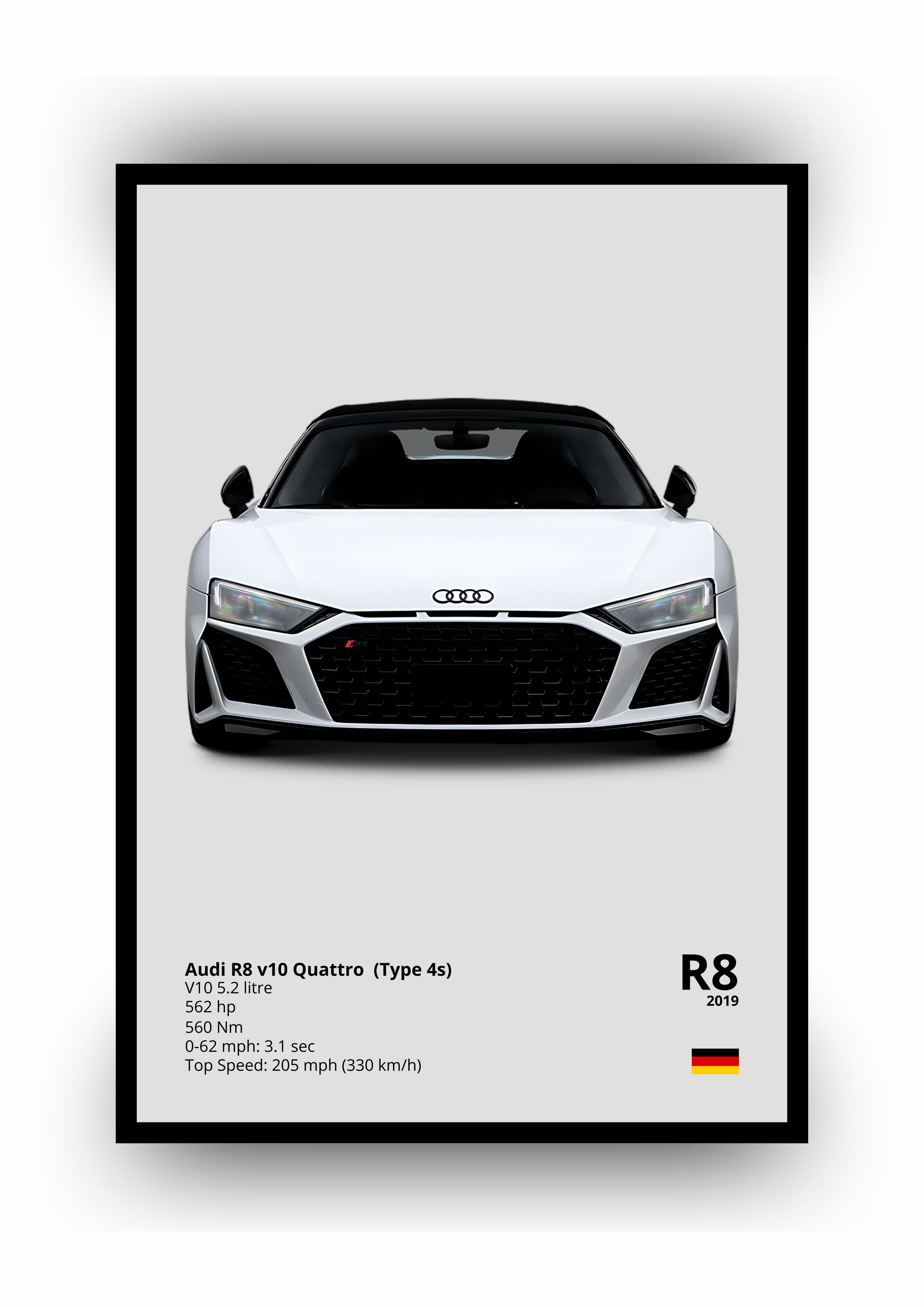 POSTER AUDI R8