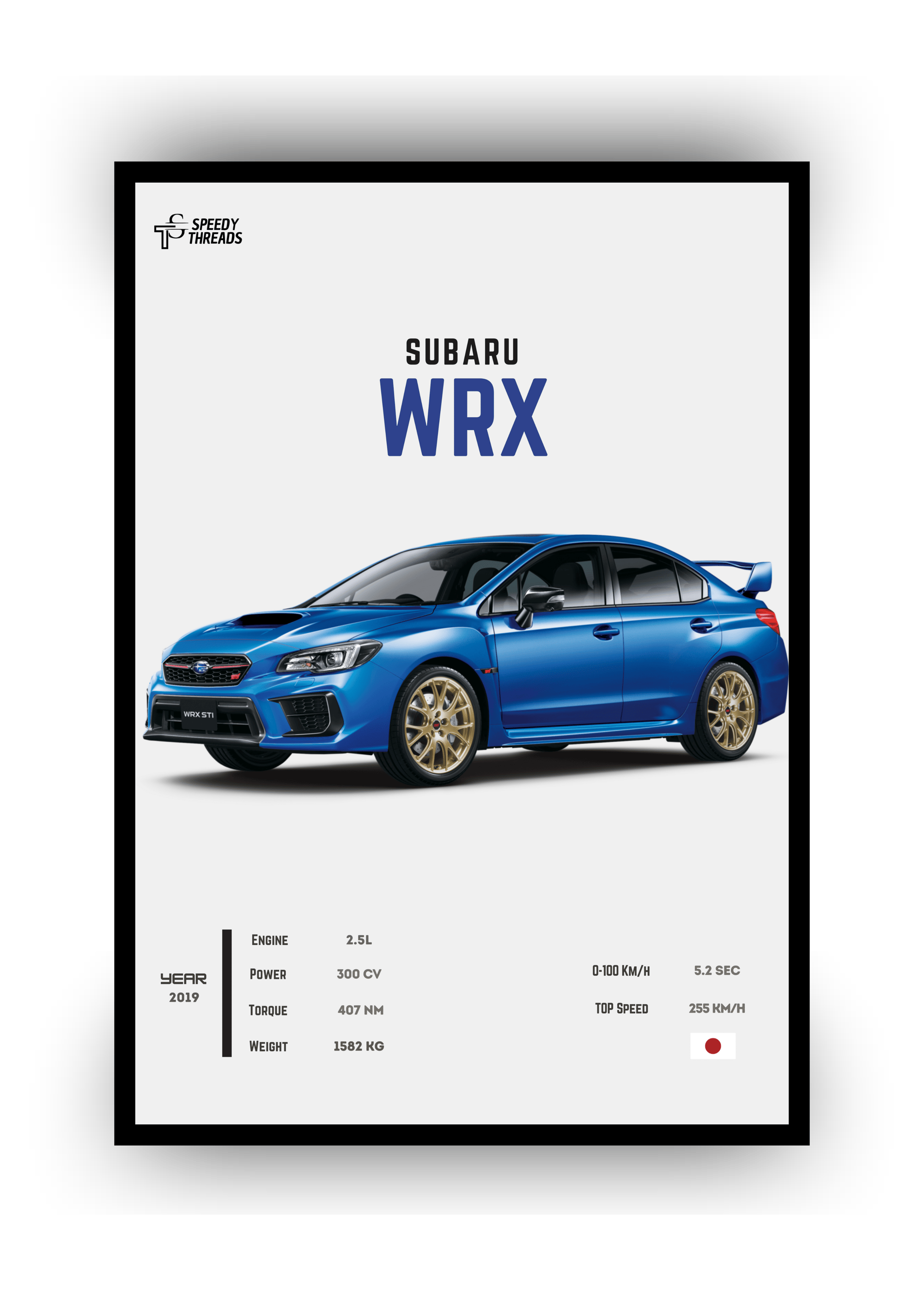 POSTER SUBARU WRX