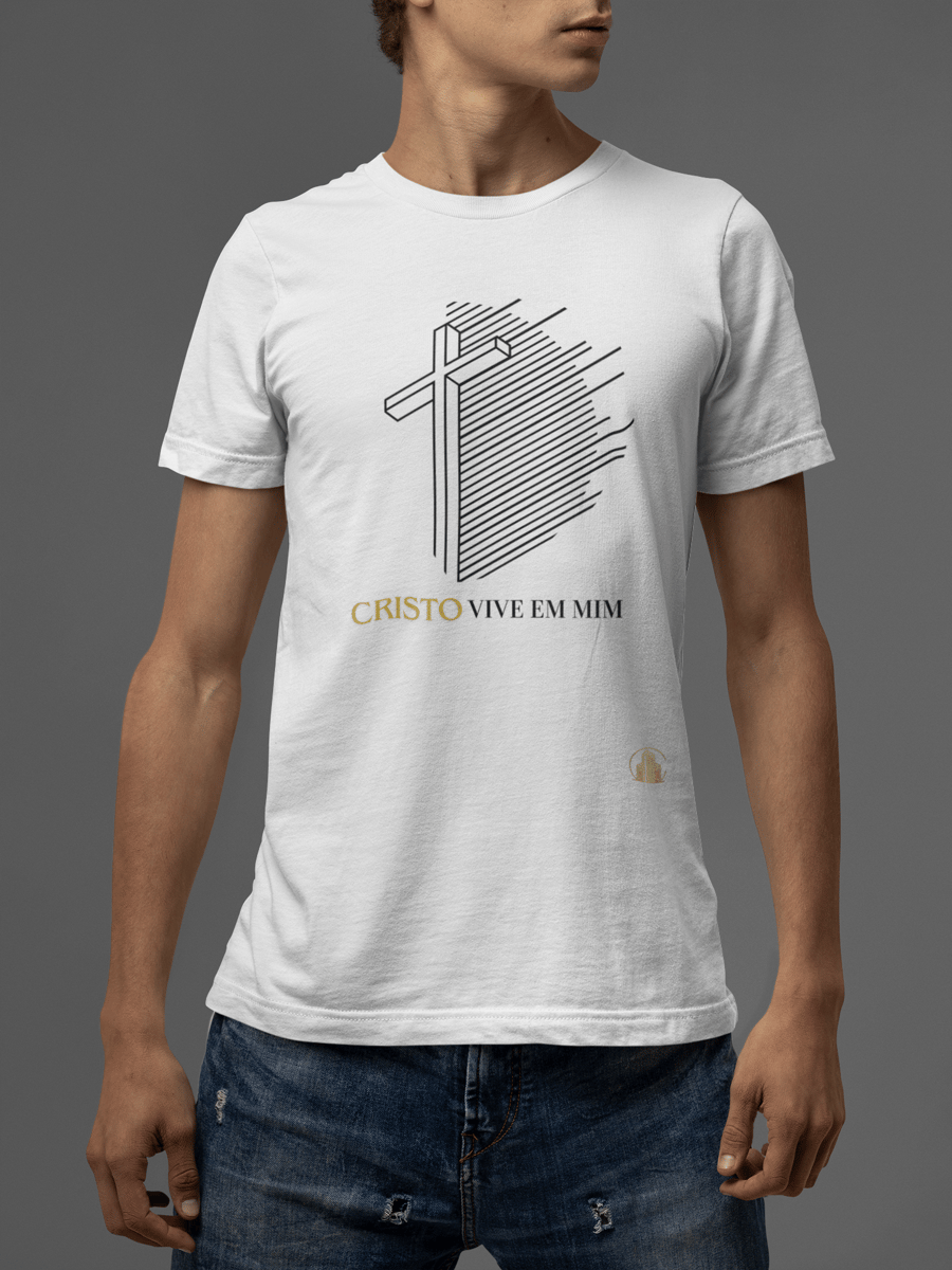 Nome do produto: Camiseta CRISTO VIVE EM MIM