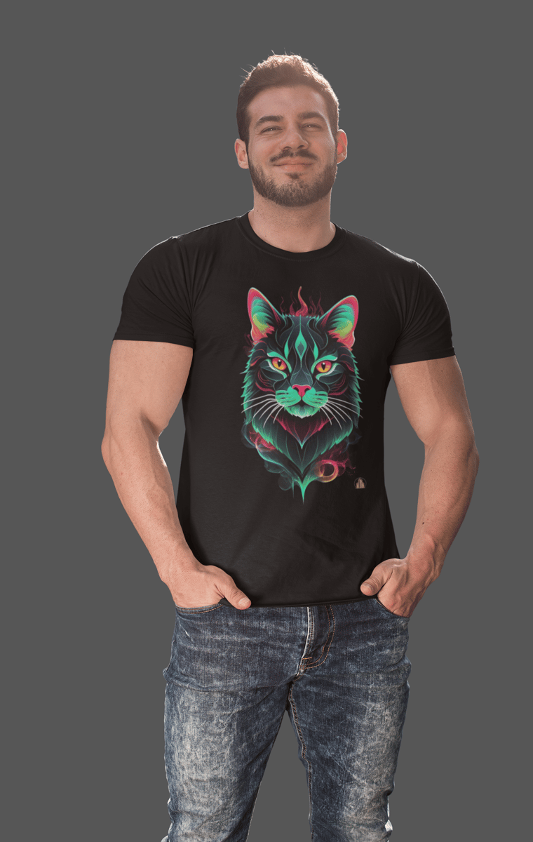 Nome do produto: Camiseta Plus FELINO