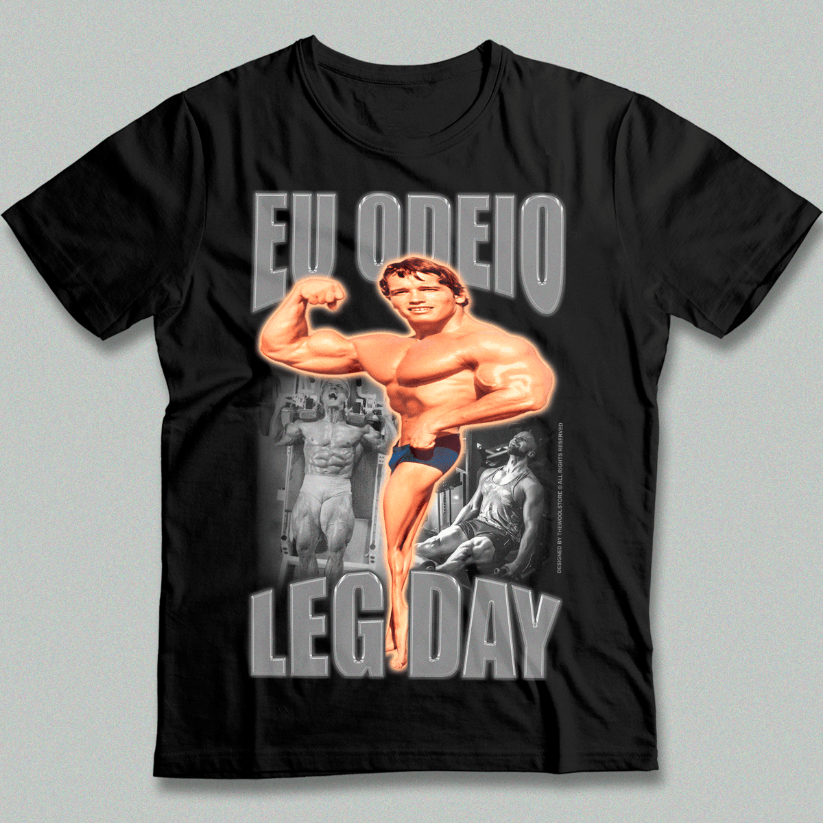 Nome do produto: Camiseta - Odeio Leg Day