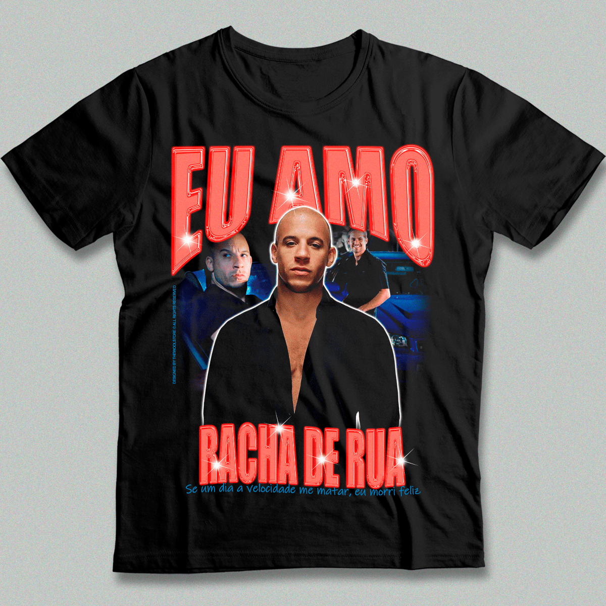 Nome do produto: Camiseta - Racha de Rua