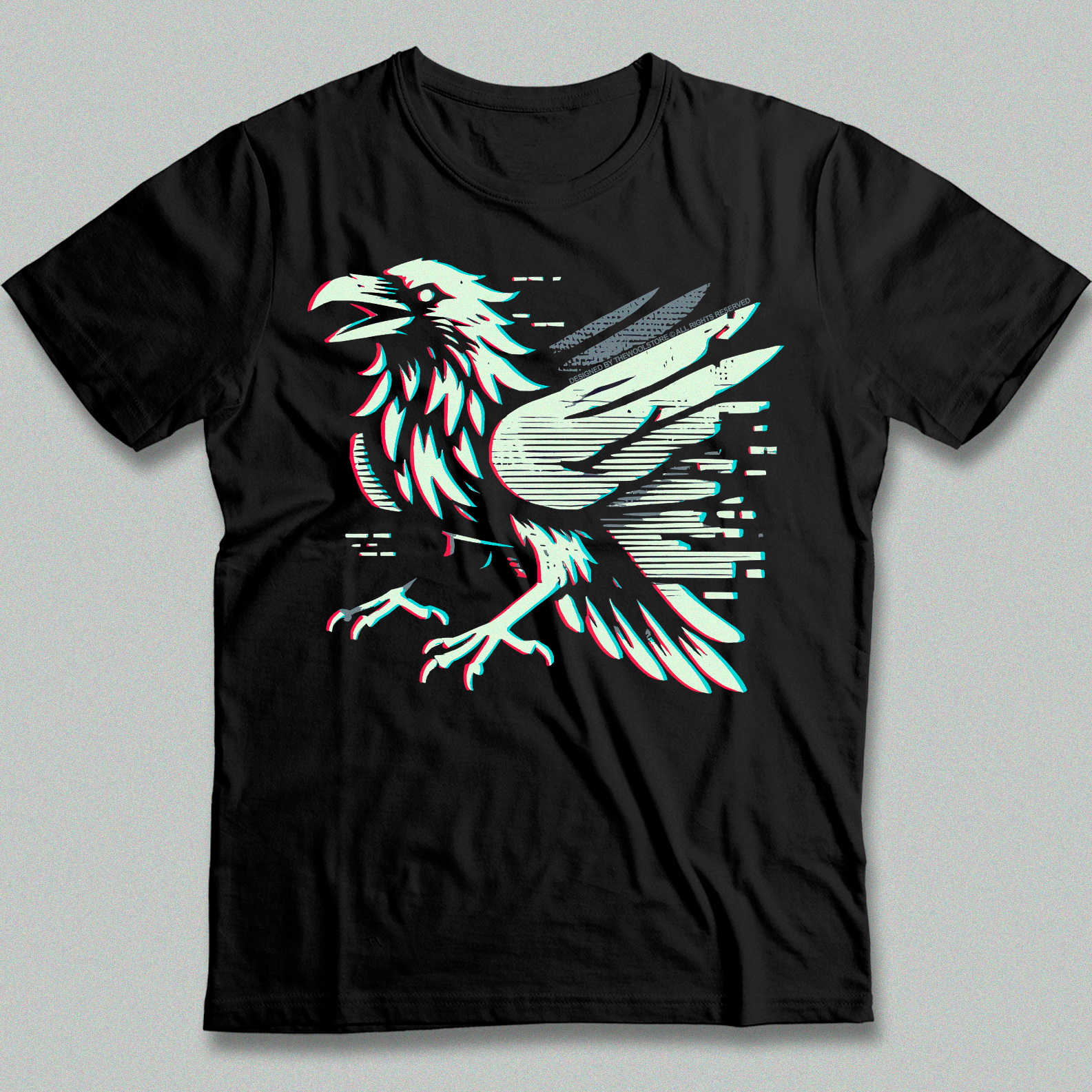 Camiseta - Digital Crow