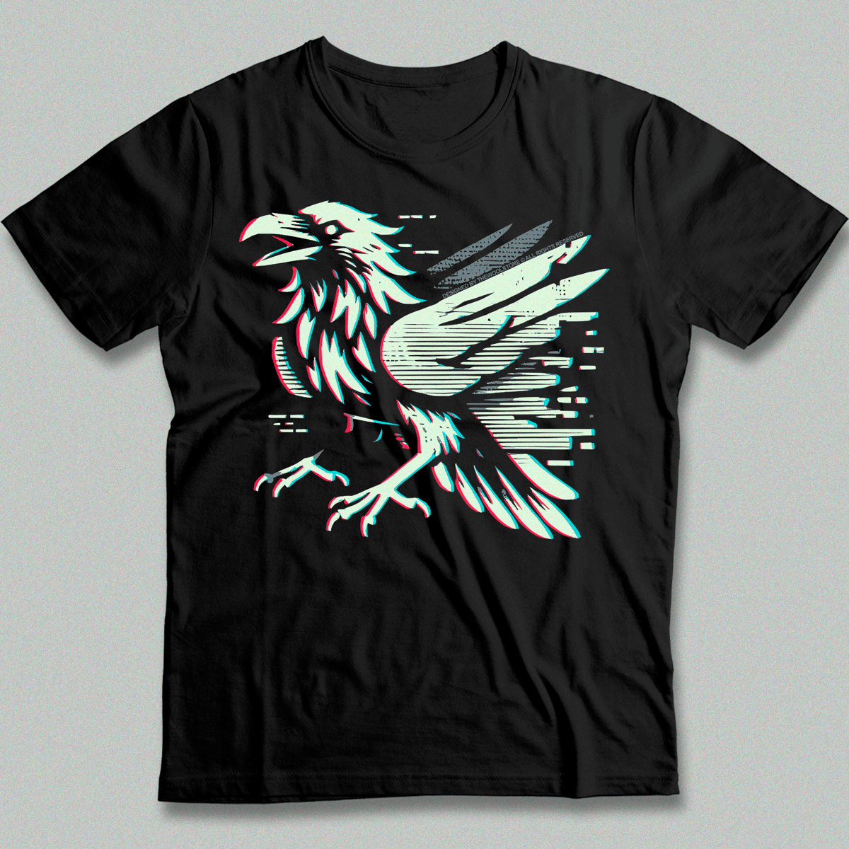 Nome do produto: Camiseta - Digital Crow