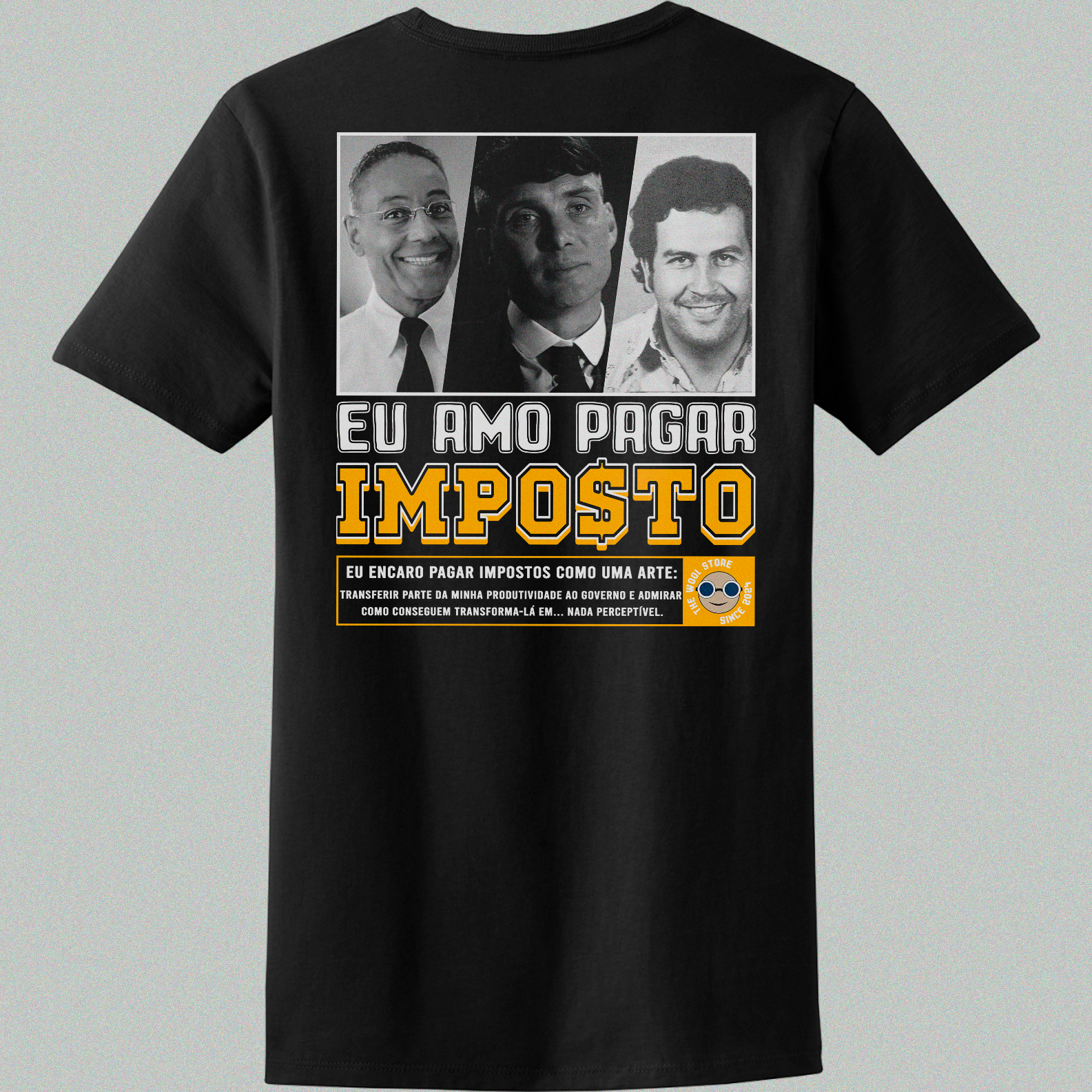 Camiseta - Amo Pagar Imposto