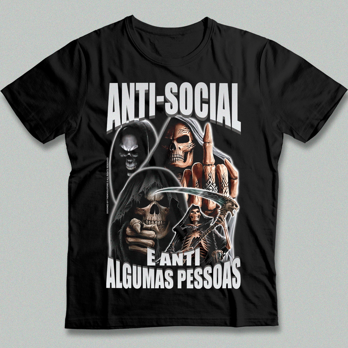 Nome do produto: Camiseta - Anti-Social