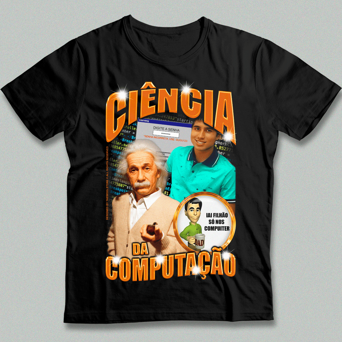 Nome do produto: Camiseta - Ciencia da Computaçao