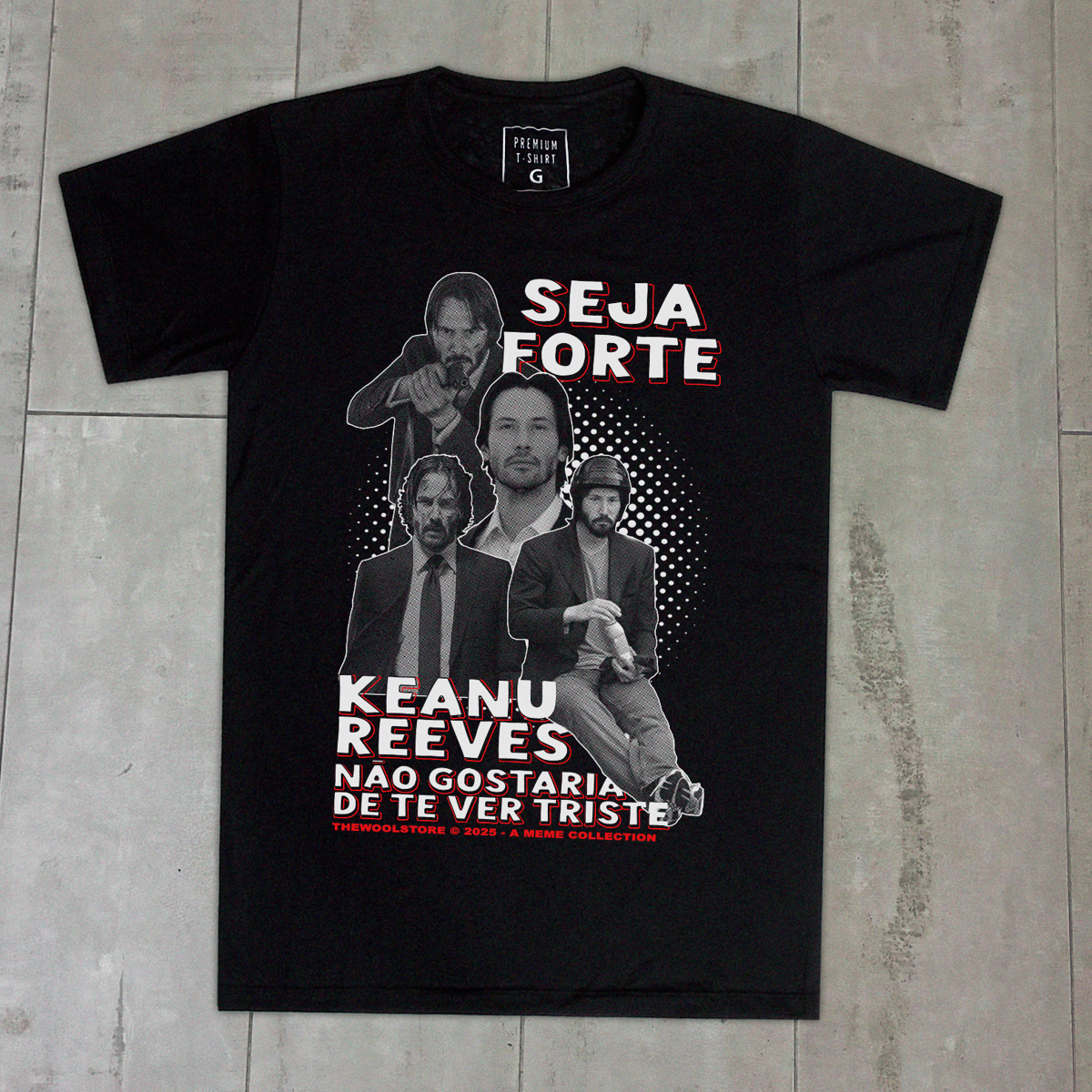 Nome do produto: Keanu Reeves - Seja Forte