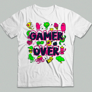 Camiseta - Gamer Over