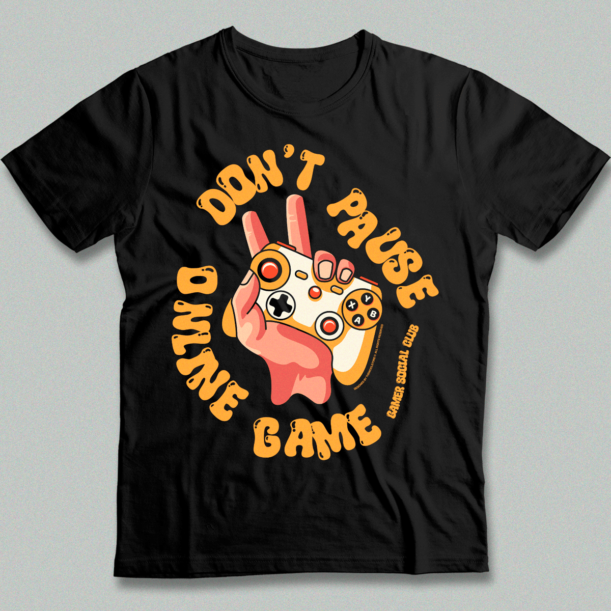 Nome do produto: Camiseta - Dont Pause Online Game