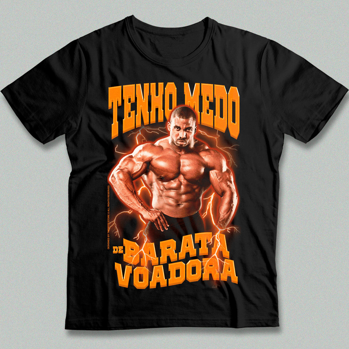 Nome do produto: Camiseta - Tenho Medo