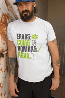 Nome do produto Camiseta ERVA & CUIA & BOMBA & ÁGUA 1