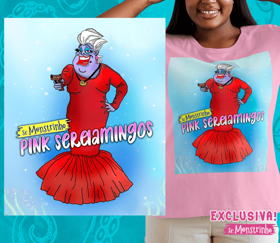 Pink Sereiamingos - Sr. Monstrinho