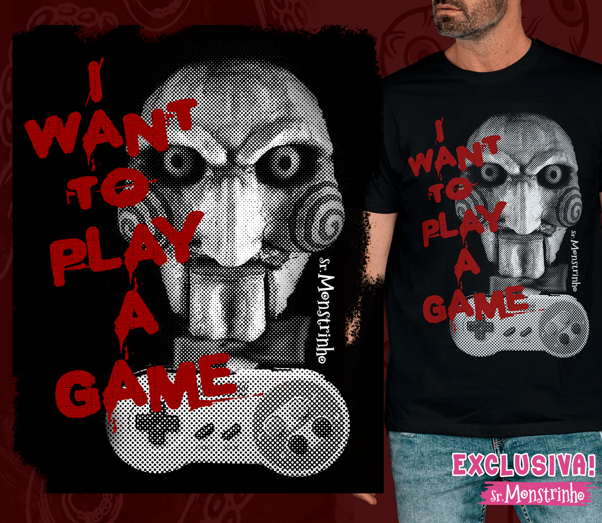Nome do produto: Sr. Monstrinho - I Want to Play a Game