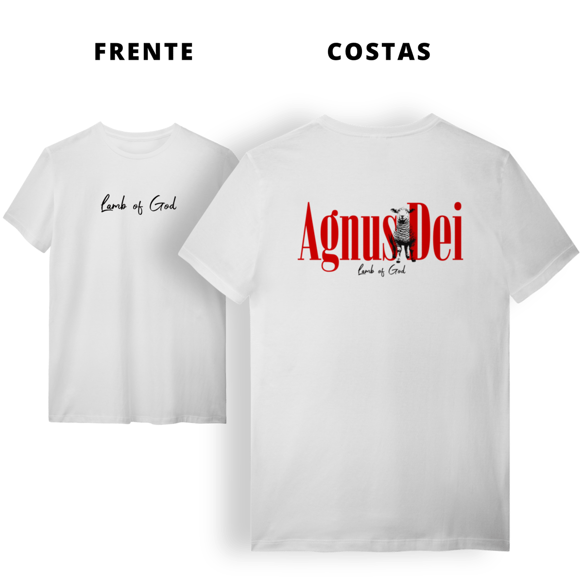 Nome do produto: 0066 - Camiseta Unissex AgnusDei