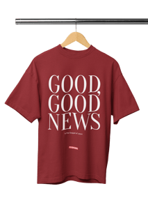Nome do produto 0010OS - Camiseta Oversized Good News